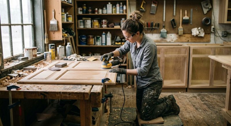 Cupboard Refinishing in Bloomington, IN