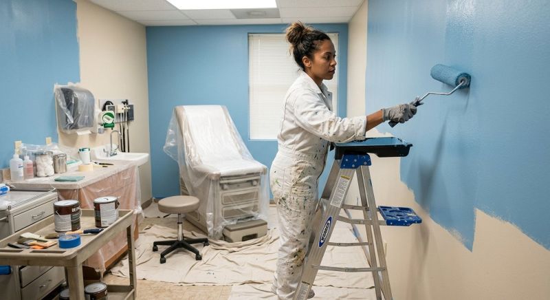 Waiting Room Painting in Weatherford, TX