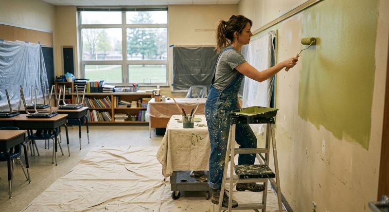 Classroom Painting in Chandler, AZ