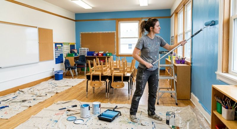 Classroom Painting in Gilbert, AZ