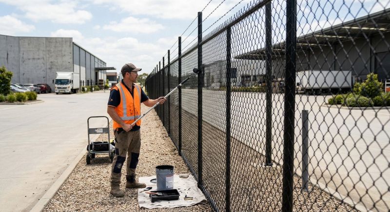 Commercial Fence Painting in Pinellas County, FL