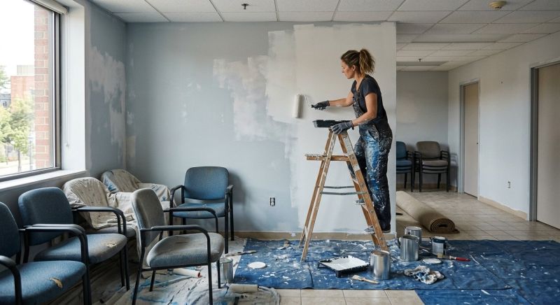 Reception Area Painting in Littleton, CO