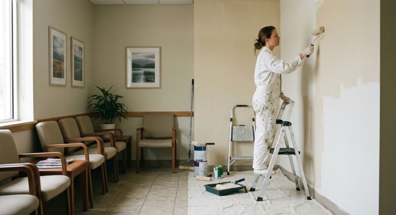 Reception Area Painting in Littleton, CO