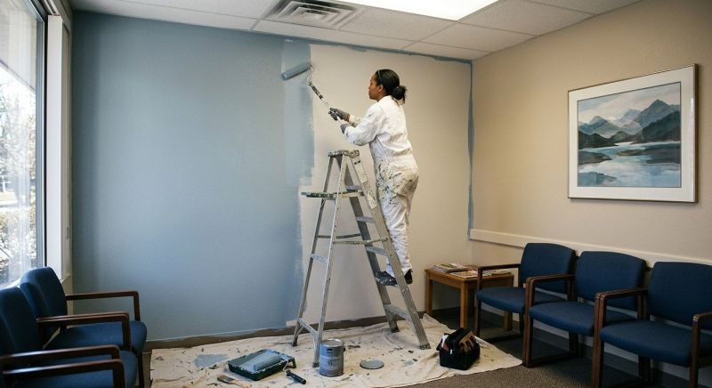 Reception Area Painting in Weatherford, TX