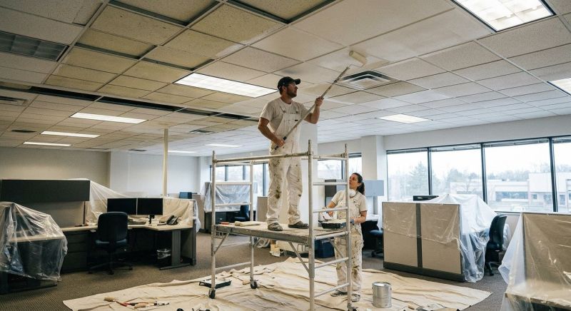 Retail Ceiling Painting in Loveland, CO