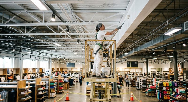 Retail Ceiling Painting in Pinellas County, FL