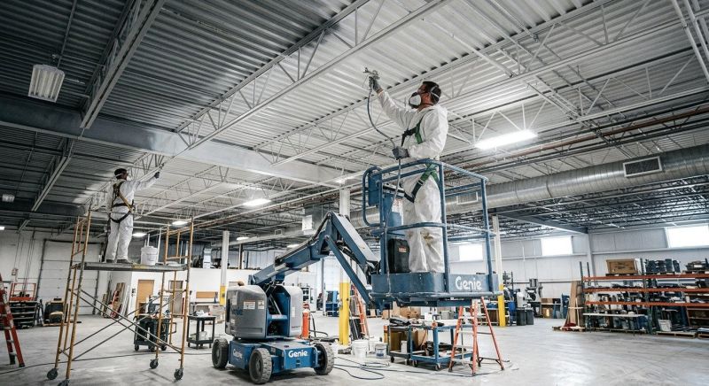Retail Ceiling Painting in Waco, TX