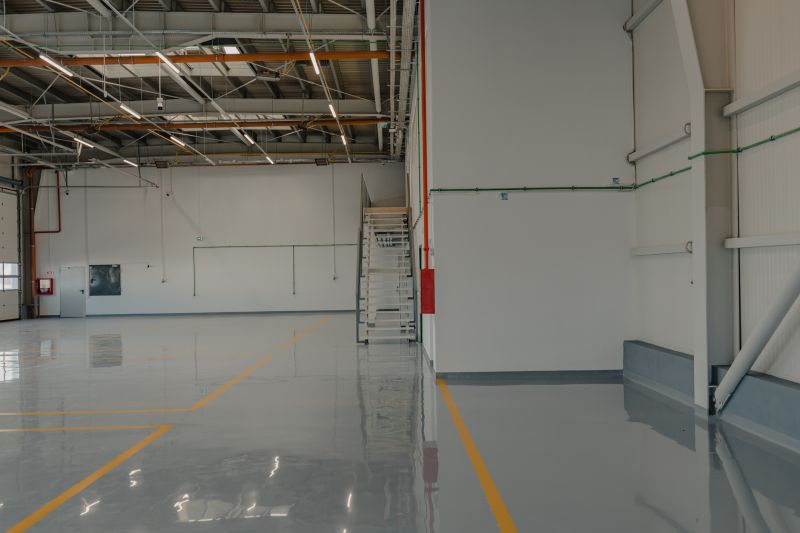 Completed Warehouse Floor Markings